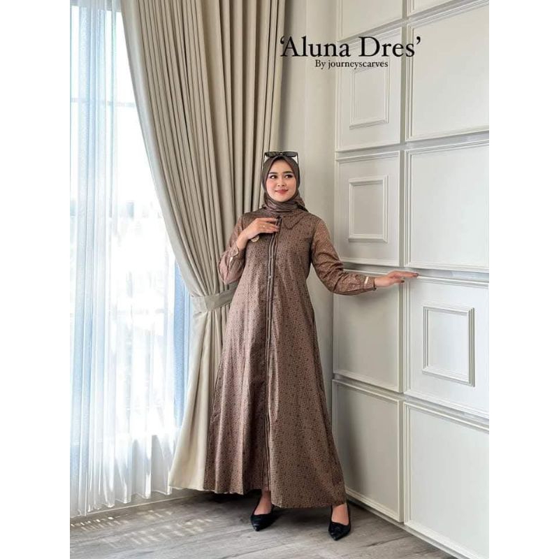 AlunaDressByJourneyScarves/Dress/elegant/mewah/simple/busui/gamis
