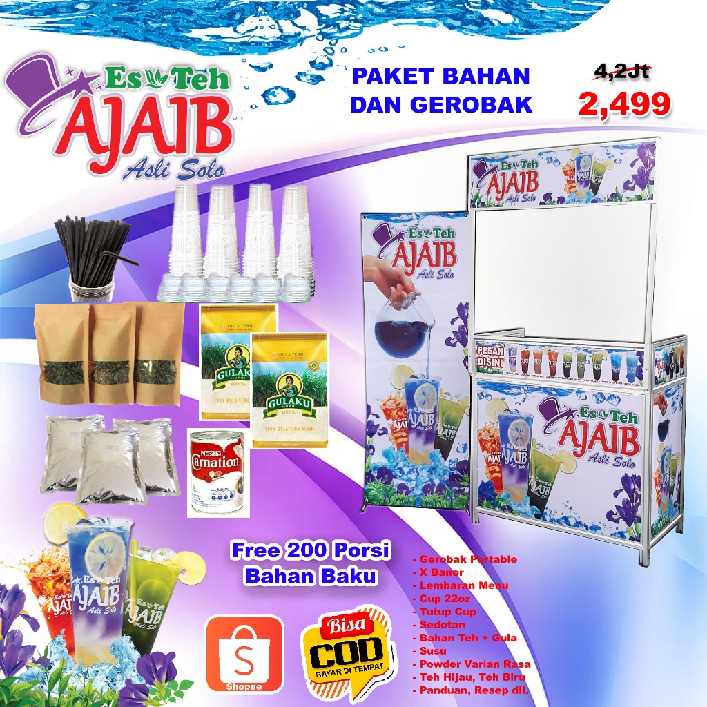

PAKET PROMO GEROBAK BISA JUALAN