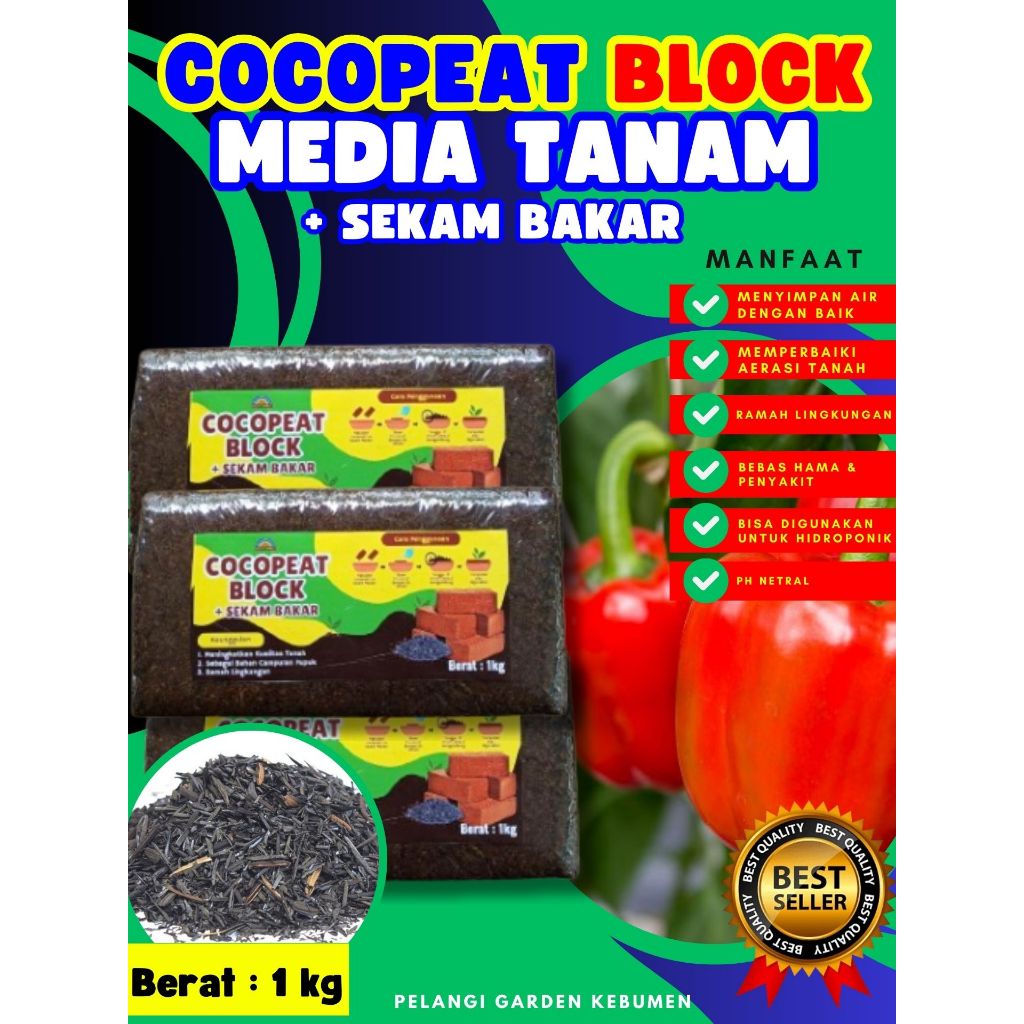 TERLARIS  Cocopeat Campur, Cocopeat Cod, Cocopeat Cabai
