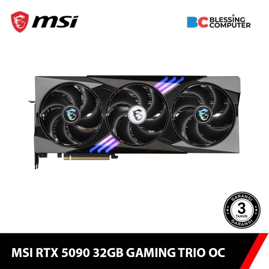 VGA MSI RTX 5090 32GB GAMING TRIO OC