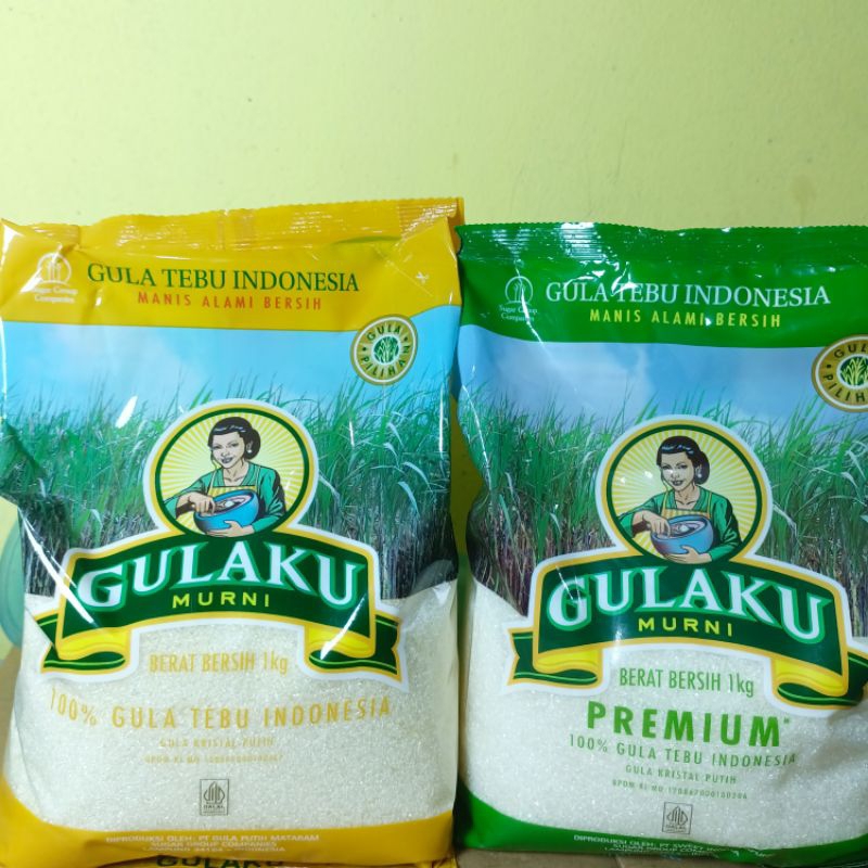 

GULAKU Gula Pasir Kristal Premium Kemasan 1 kg