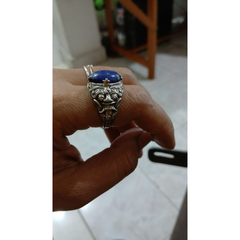 Cincin Ring Perak Silver Bali 925 Barong Rangda Caling Gigi Pria Wanita Custom elegant