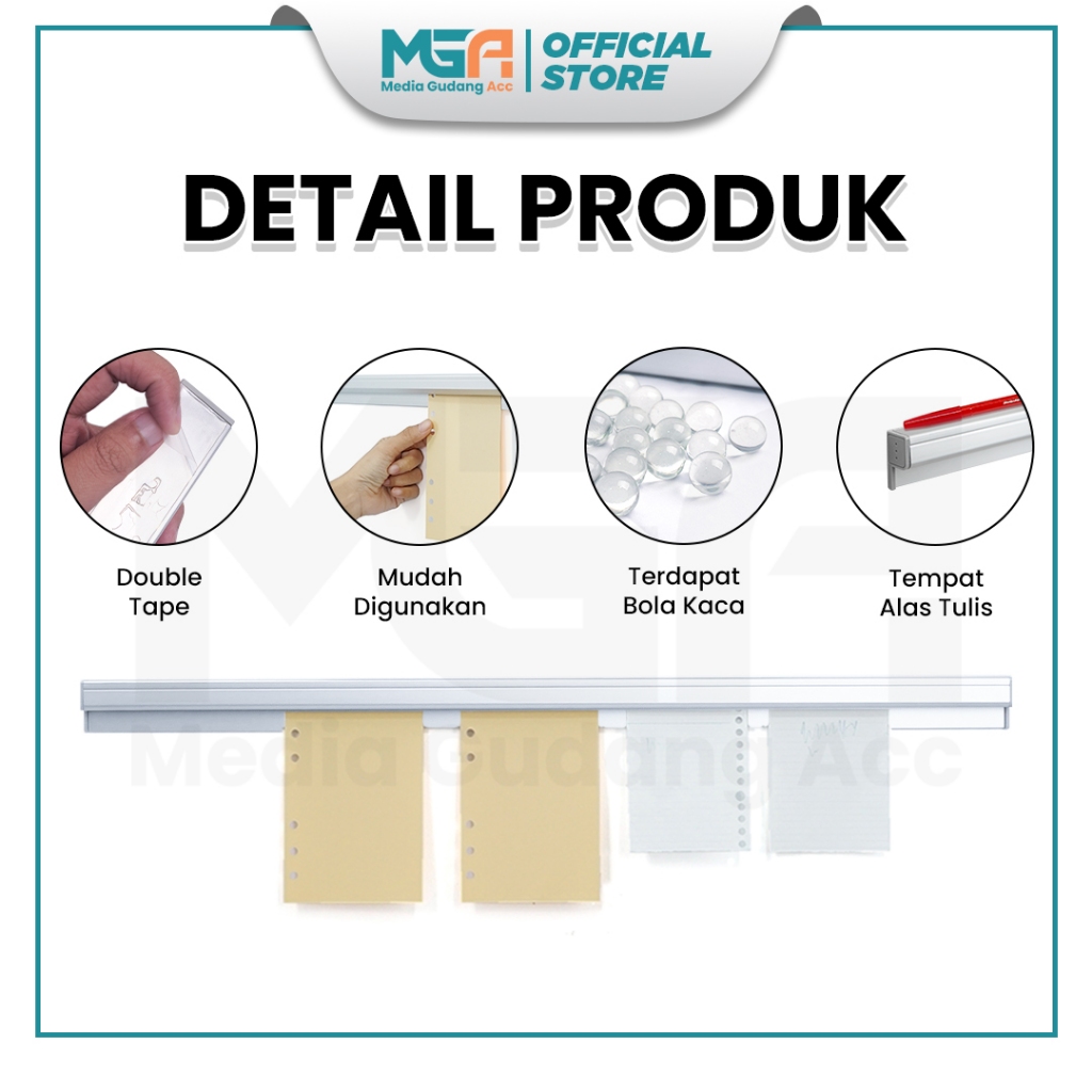 

YEN Bill Holder 60cm / Capitan Nota / Receipt Holder / Penjepit Kertas Bon Bill / Bill Holder