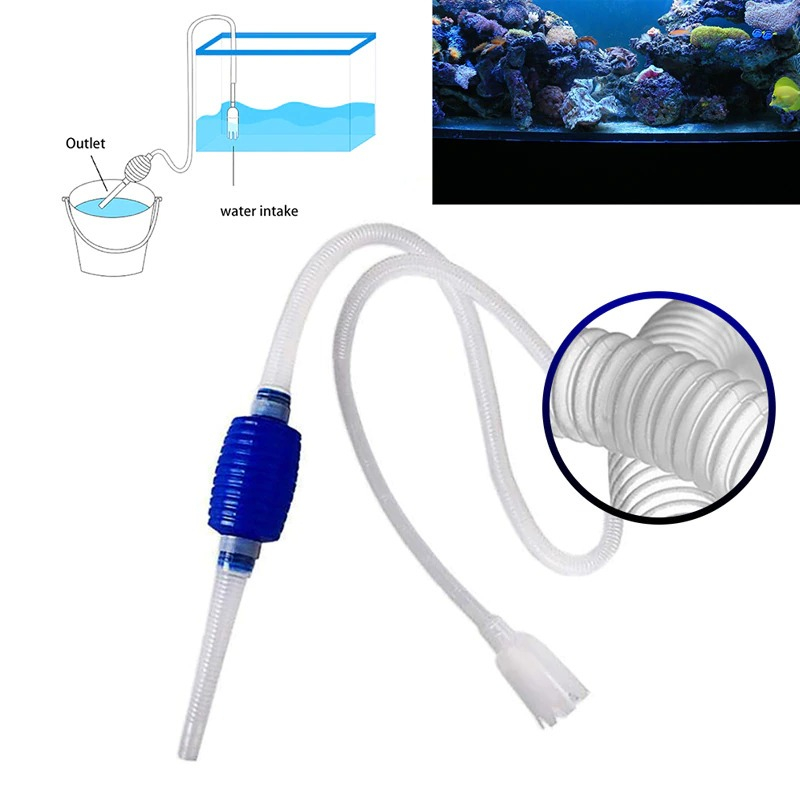 POM Sedotan Pompa Air Tangan 1.7m Manual Water Pump Aquarium Pembersih Penguras Bensin Minyak