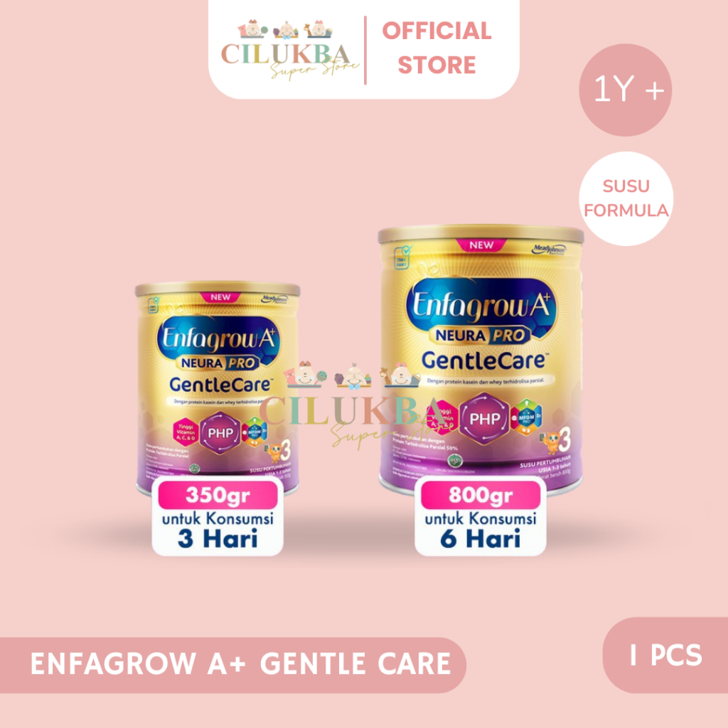 ENFAGROW A+ GENTLE CARE TAHAP 3 | SUSU ANAK 1 TAHUN KEATAS | SUSU ANAK ALERGI | SUSU FORMULA | SUFOR