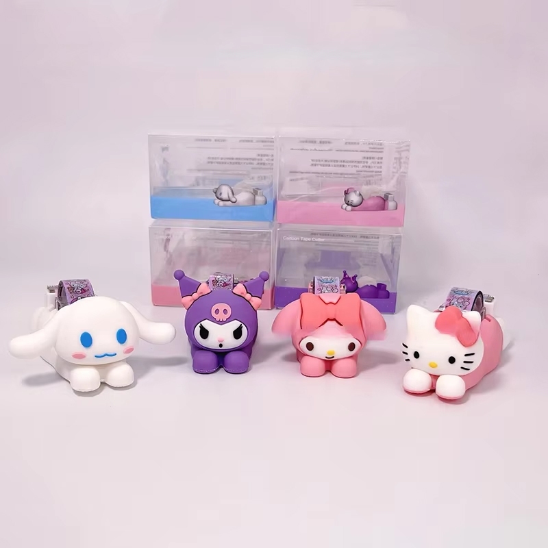 

SP Dispenser Tape Cutter Tempat Solatip Isolasi motif Sanri* 5D