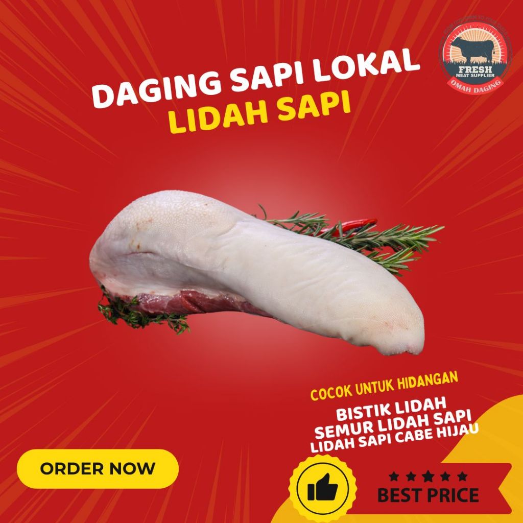 

Lidah Sapi Lokal Halal