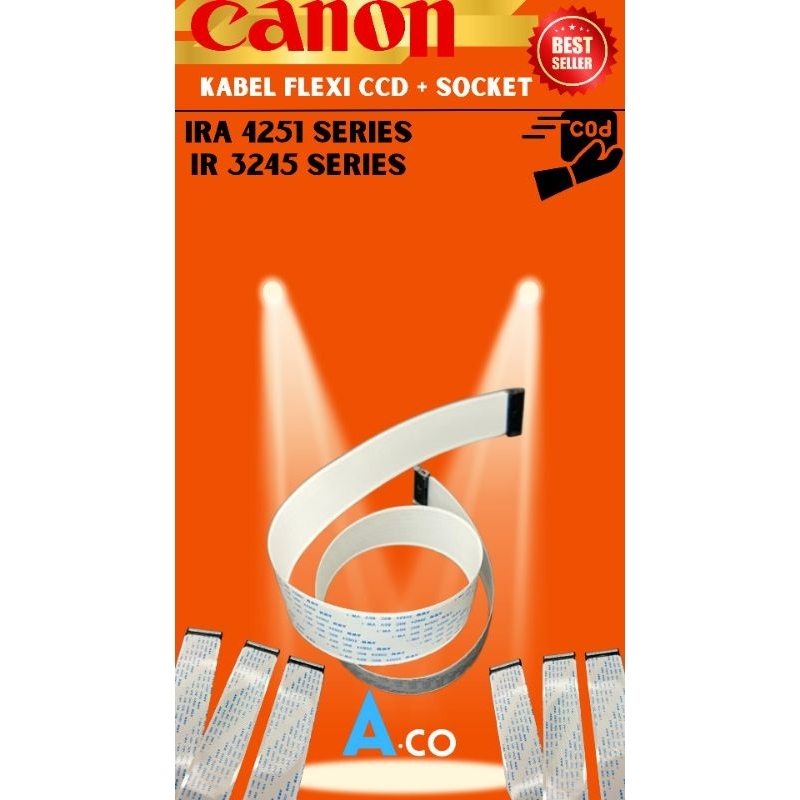 KABEL FLEXIBEL CCD SCANNER IRA 4051/4251 series IR 3245 Series Lengkap+soket