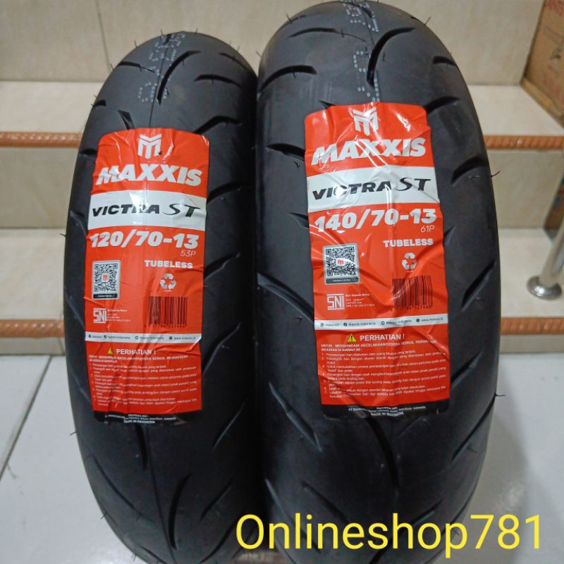 BAN LUAR TUBELESS NMAX UPSZIE 140/70-13 MAXXIS VICTRA S98ST