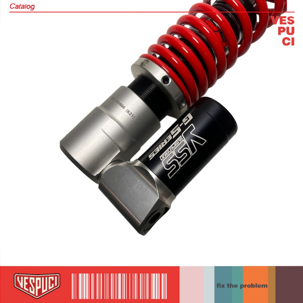 Shock breaker Shockbreaker Depan YSS G Series for Vespa Matic Matik Metik S LX LXV Front 200T