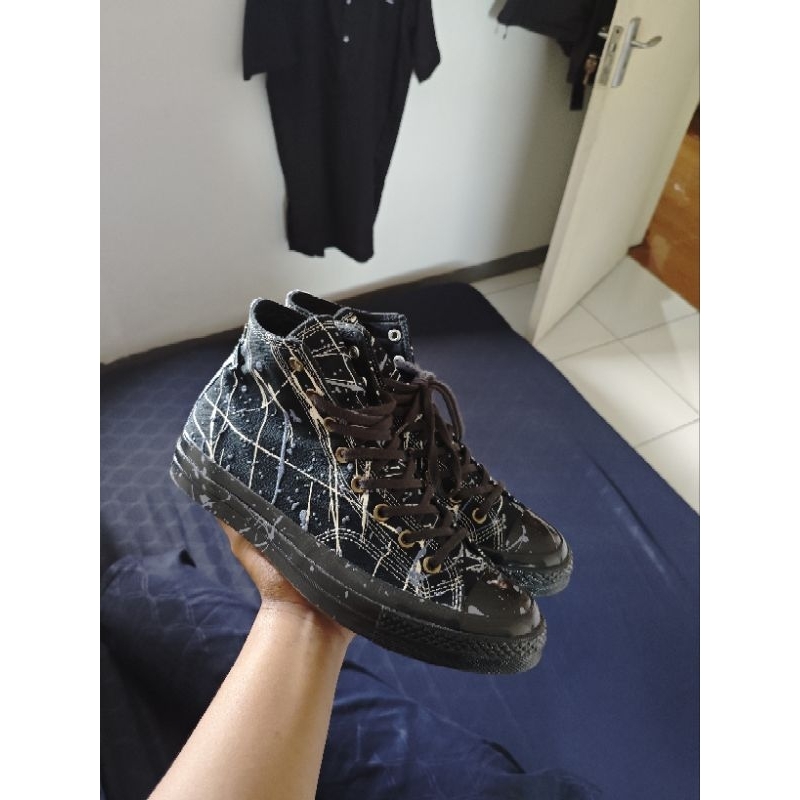 Converse Splatter Black Egret Thunder Daze