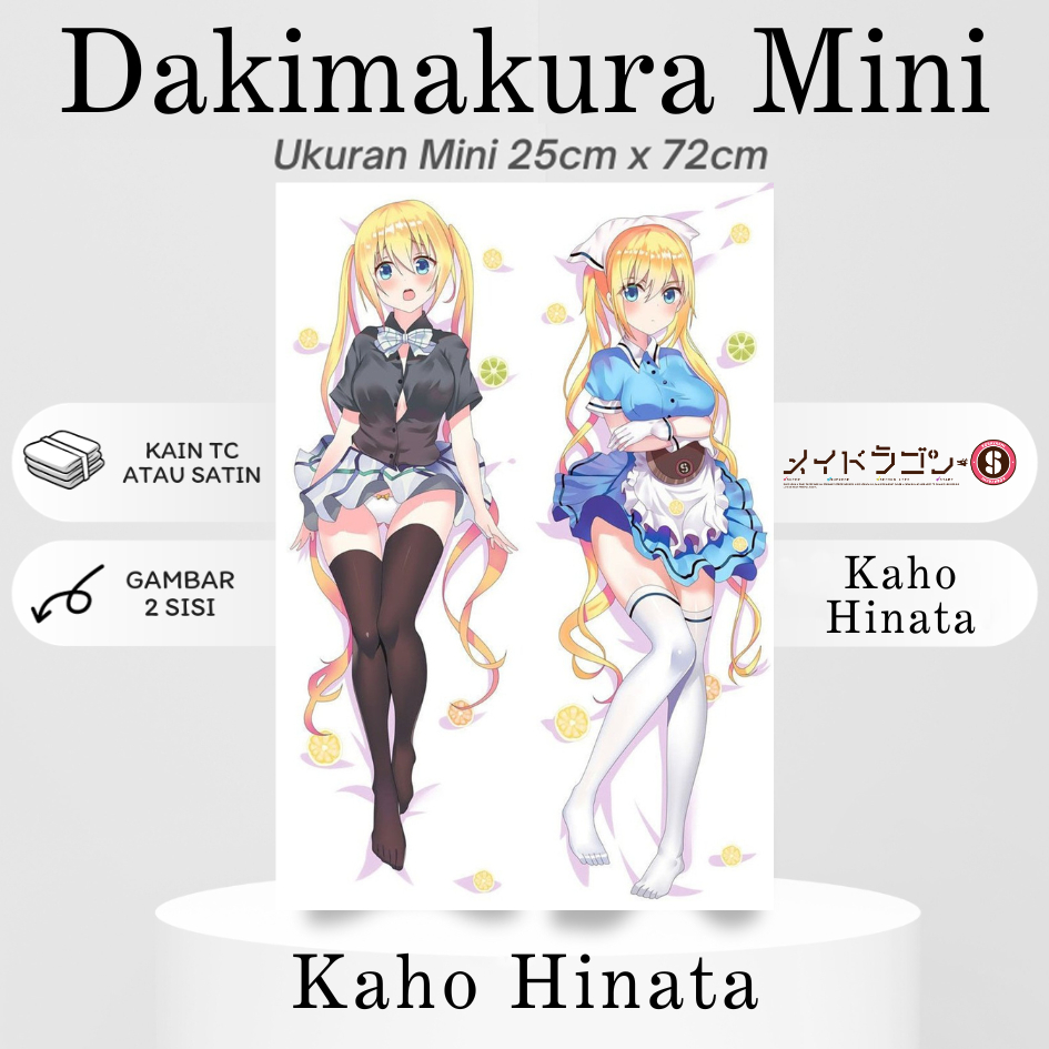 DAKIMAKURA MINI KAHO HINATA Blend-S Bantal Anime Waifu Mini Blend S