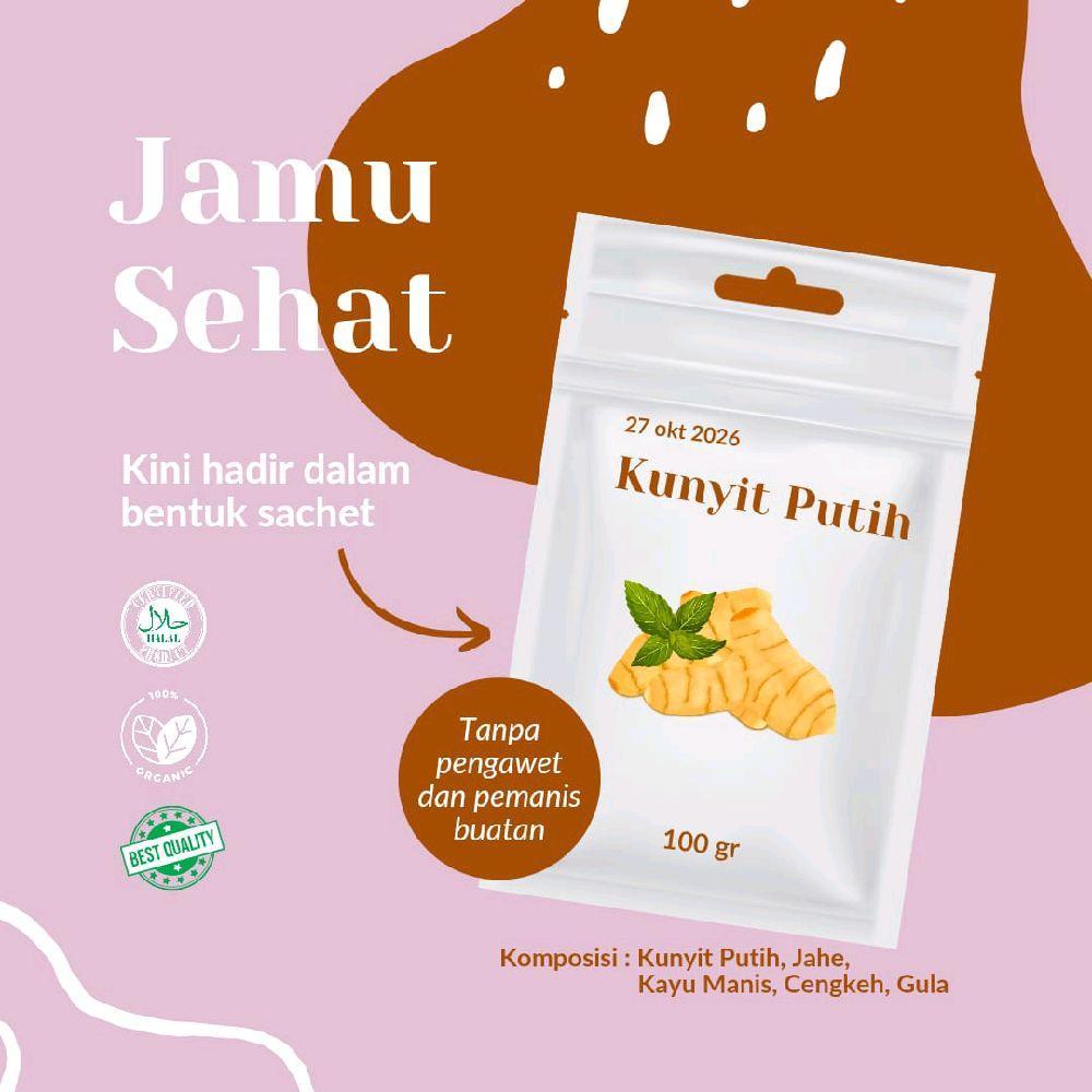 

Serbuk Bumi Kunyit Putih 100gram Kunyit Bubuk Asli Tanpa Bahan Pengawet