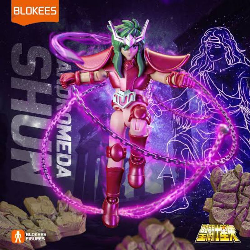 BLOKEES saint saiya galaxy version vol 1 shun andromeda