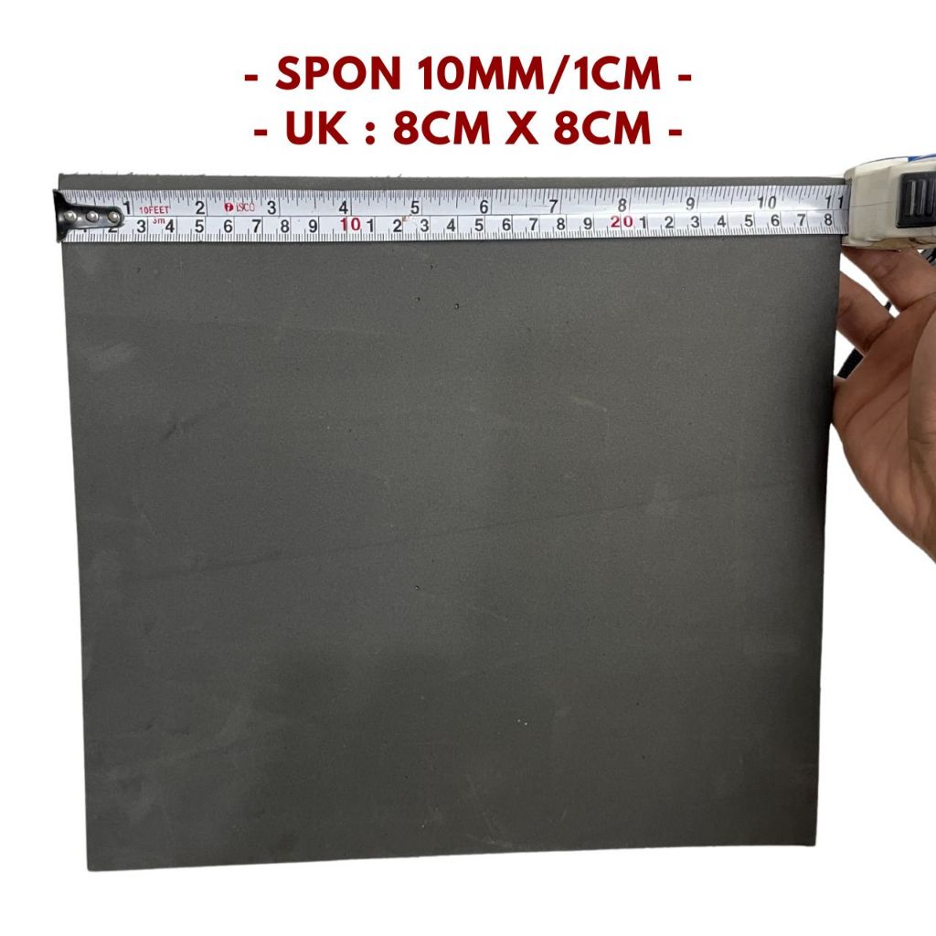 Bahan Spon Lembaran 3Mili|4Mili|8Mili|10Mili|12Mili – Untuk Insol Sandal & Sepatu – PD VIXZY ABADI