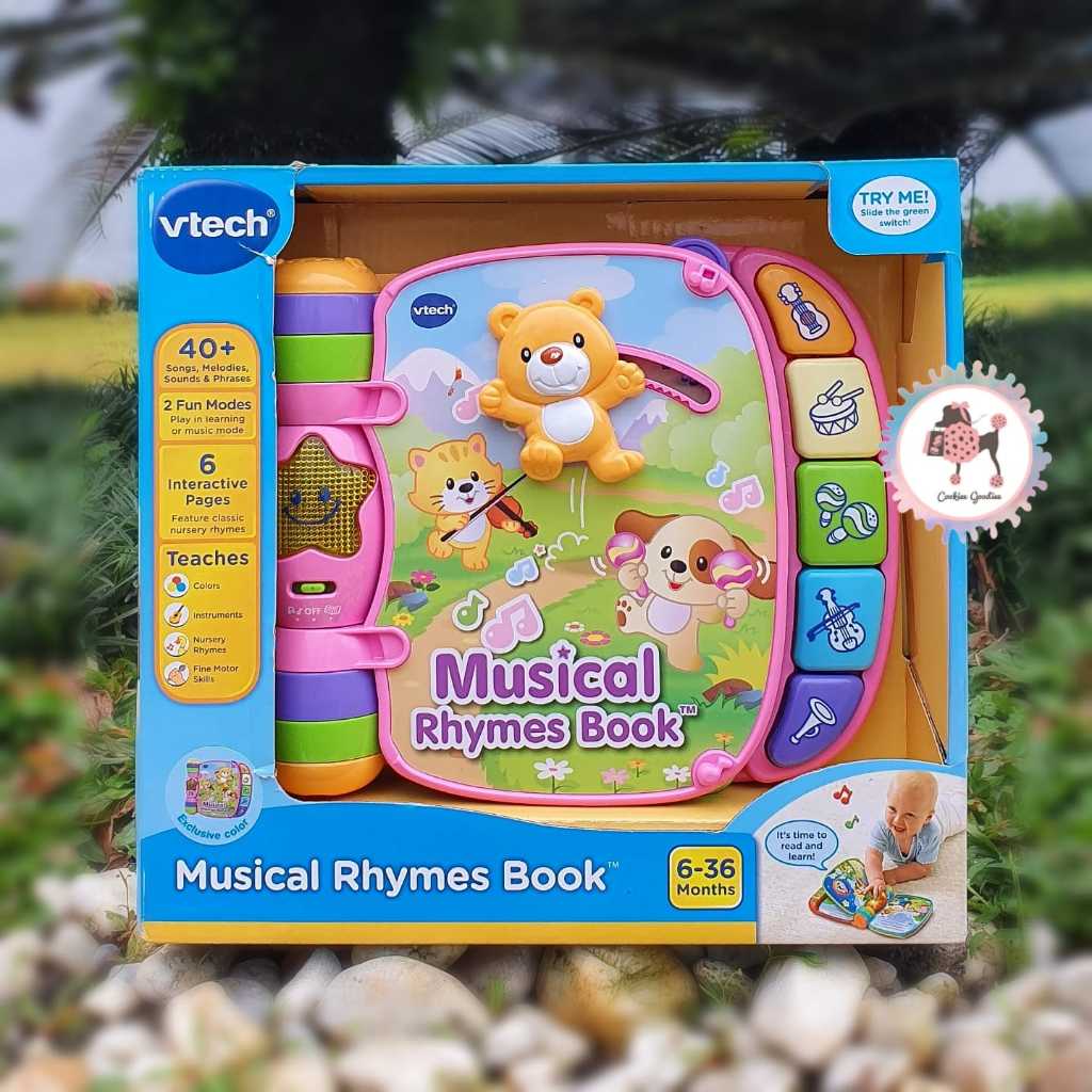 Vtech Musical Rhymes Book - Pink