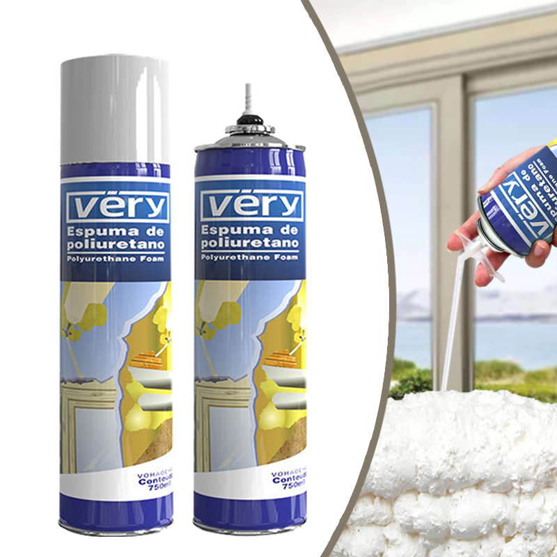 Polyurethane Foam PU Foam Spray 750ml Busa Poliuretan Lem  Busa Poliuretan Lem Sealant
