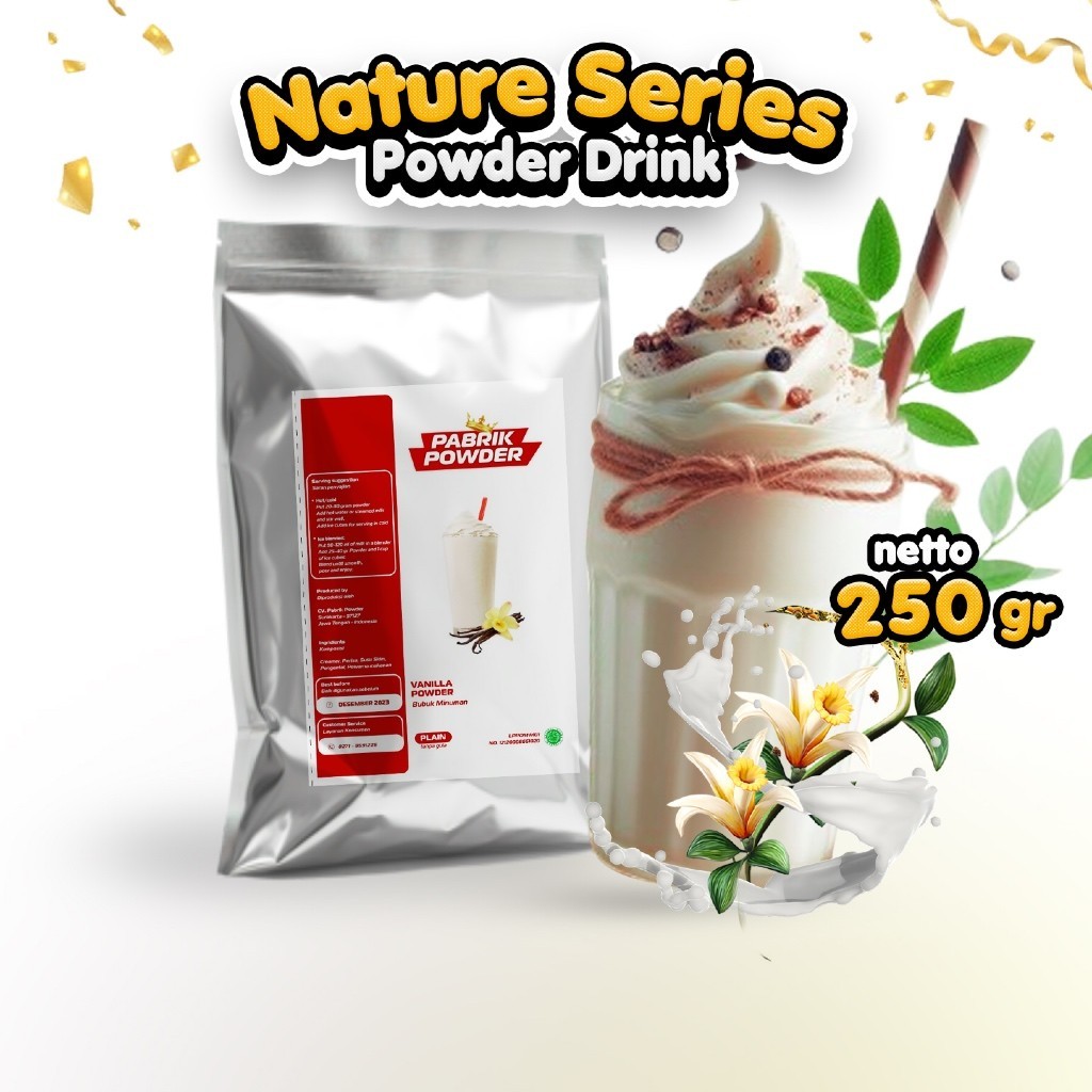 

Powder Nature 250 Gram, Bubuk Minuman Organik, Powder Drink