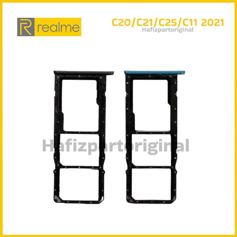 Simtray Simlock Tempat Sim Realme C11 2021 / C20 / C21 / C25 Copotan Cabutan Bekas