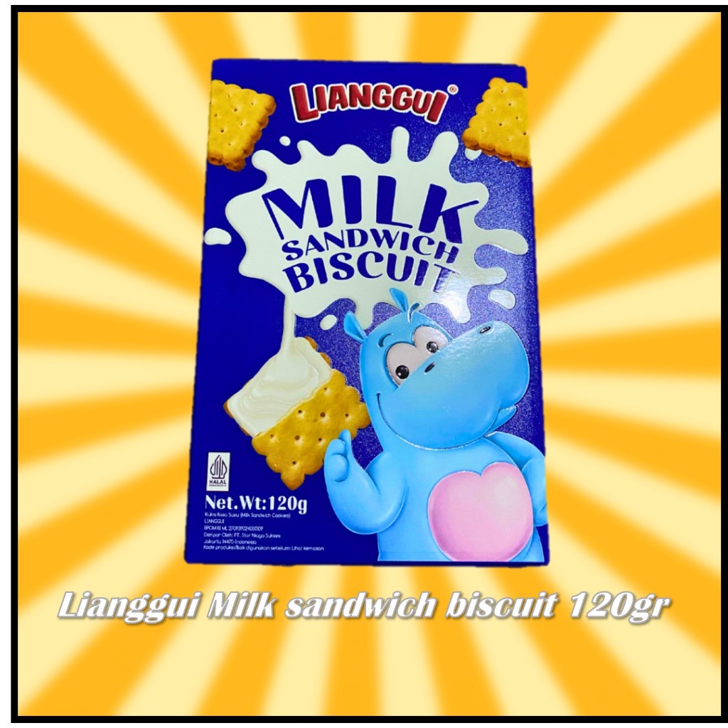 

Lianggui Milk sandwich biscuit 120gr