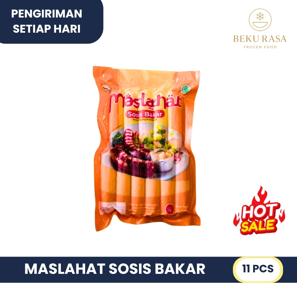 

MASLAHAT SOSIS BAKAR FROZEN FOOD PRAKTIS ISI 11PCS