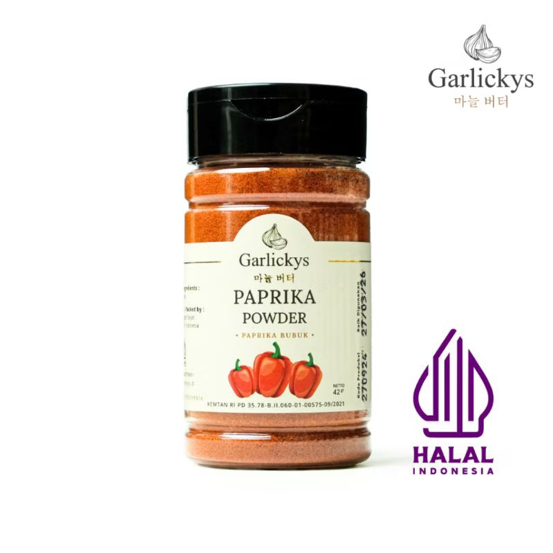 

Bubuk Serbuk Paprika Powder Botol 42g Garlickys