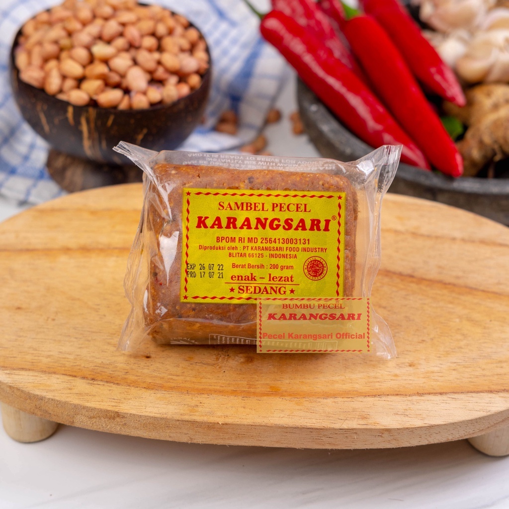 

Sambal Pecel Pedas 200 gr Karangsari