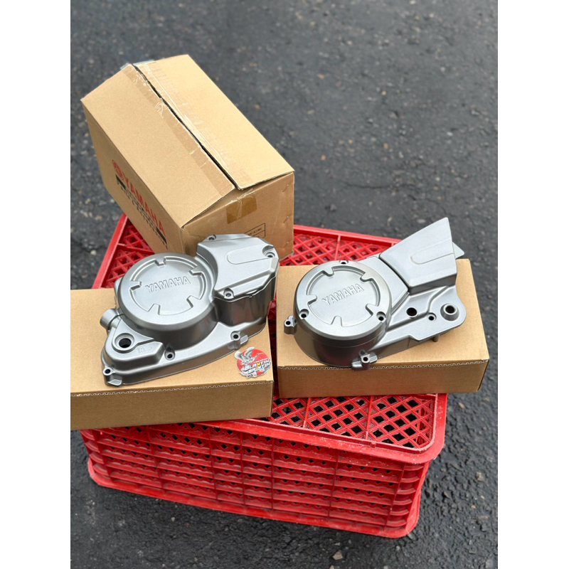 BLOK COVER BAK KOPLING SET KANAN KIRI RXK / RXKING NEW Bak kopling rx king new bak mesin rx king new