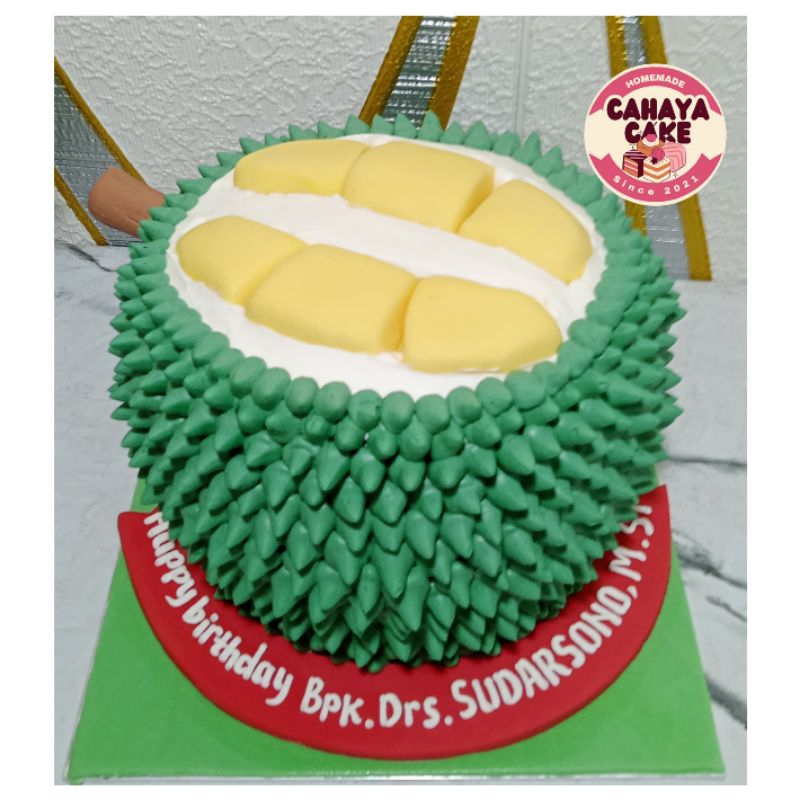 

Kue Ulang Tahun Durian / Durian Cake / Kue Ultah Foodies / Kue Ultah Anak