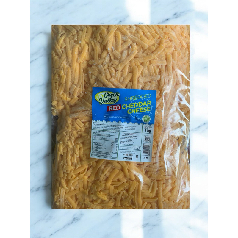 

Shredded Yellow Cheese Mozzarella Green Valley 1kg