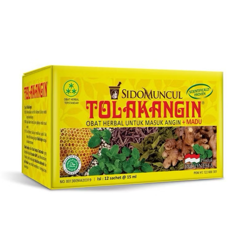 

SIDOMUNCUL TOLAK ANGIN + MADU CAIR (15ml) 1 Box isi 12 sachet | herbal untuk masuk angin
