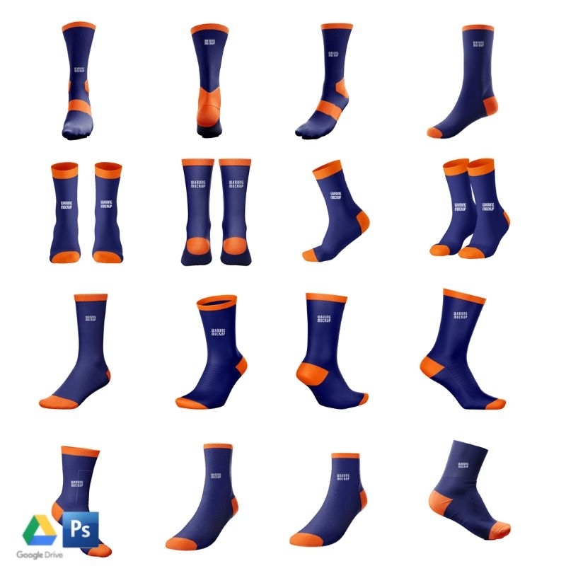 MOCKUP KAOS KAKI PENDEK