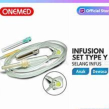 Infus Set Type Y Dewasa OneMed Eceran