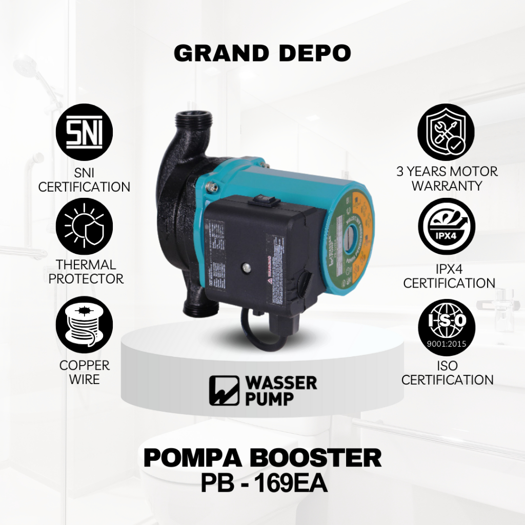 Wasser Pompa Air Booster PB 169EA / Pompa Dorong Wasser