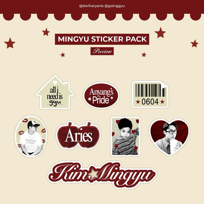 

Free Claim Mingyu Sticker Pack’