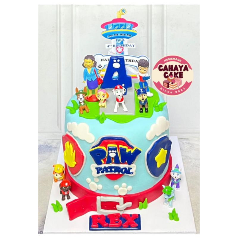 Kue Ulang Tahun Paw Patrol / Paw Patrol Cake / Kue Ultah Karakter Anak laki-laki