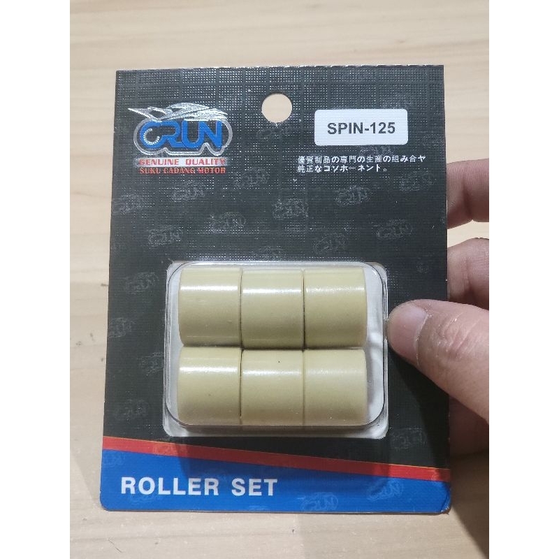 ROLLER SET SPIN 125 / HAYATE / SKYDRIVE / SKYWAVE / ROLLER OEM STANDART SPIN 125 ORIGINAL CRUN