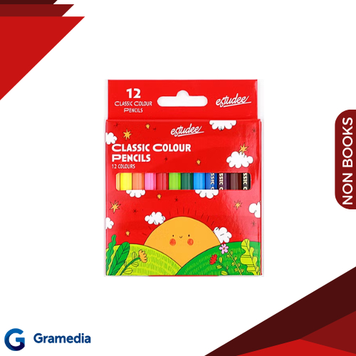 

Gramedia Medan - ESTUDEE CLASSIC COLOR PENCIL 12 HALF LENGHT ES-PCL12HALF