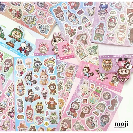 

Sticker Labubu Lembaran Glossy / Sticker Timbul Anak Lucu Karakter