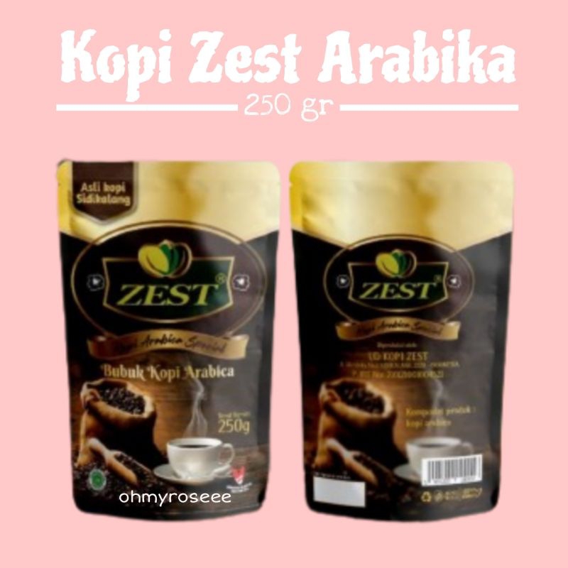 

KOPI ZEST SIDIKALANG ARABIKA 250 GR