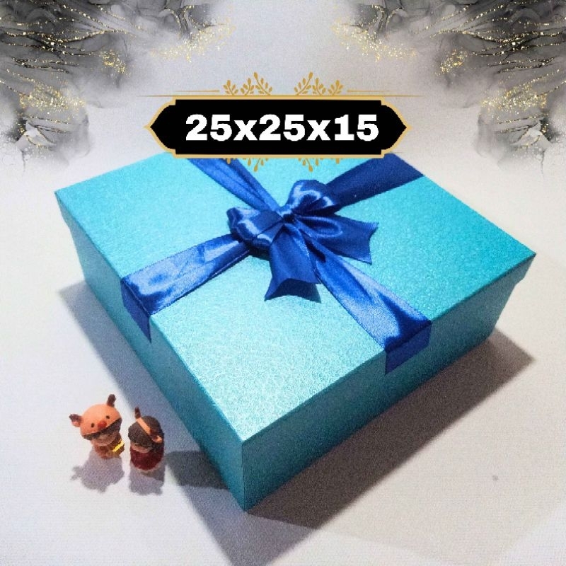

Hardbox 25x25x15 Pita Kotak Kado Gift Box Hampers Bridesmaid Custom Premium Grosir
