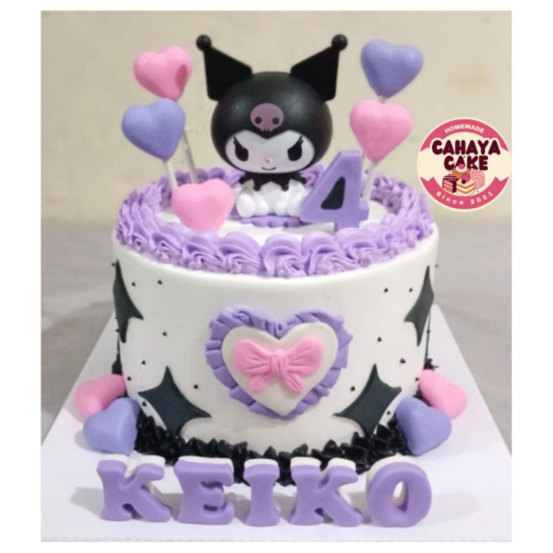 

Kuromi Cake / Kue Ulang Tahun Kuromi / Kue Ultah Karakter Kuromi
