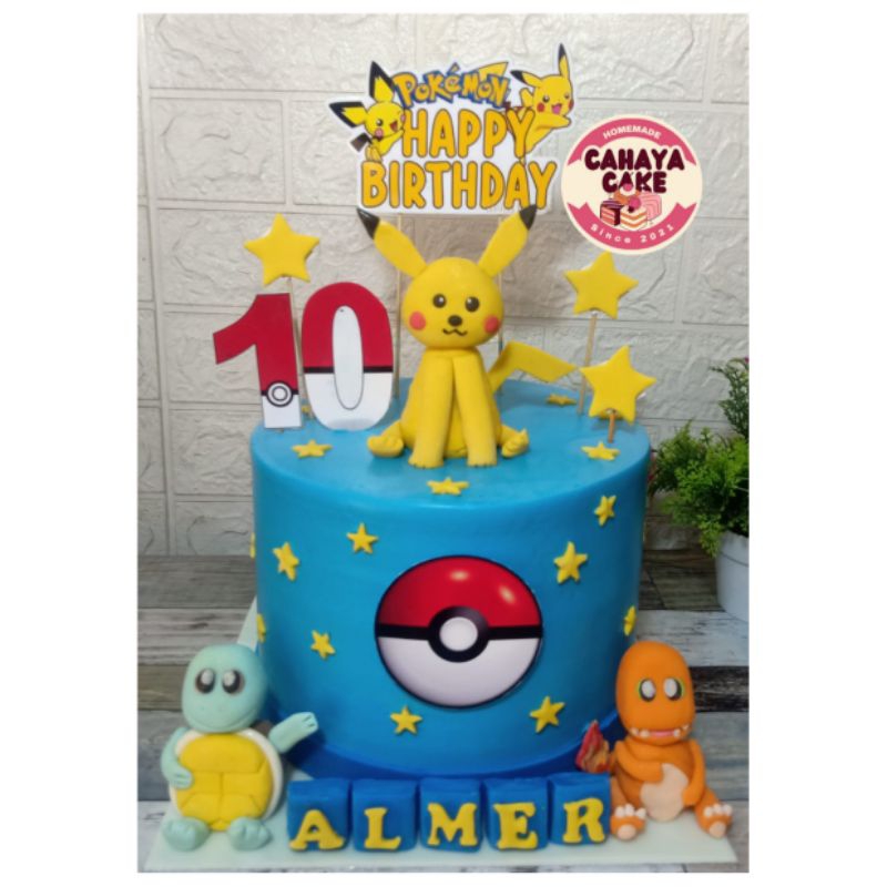 

Pokemon Cake / Kue Ulang Tahun Custom / Kue Ultah Pokemon