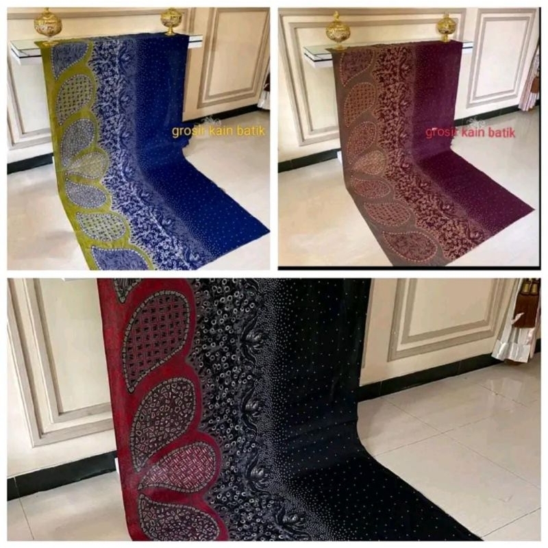 Kain Batik Pekalongan Motif Daun Keong Mas