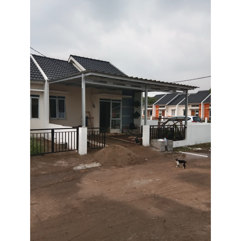 Kanopi Baja Ringan Atap Spandek Pasir