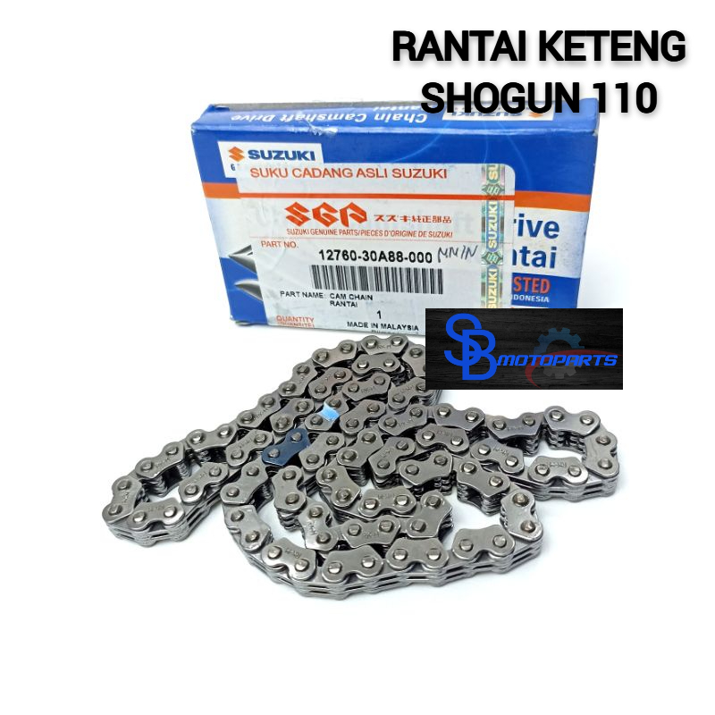 RANTAI KETENG CAM CHAIN RANTAI SENTRIK SHOGUN 110 R ORISINIL SGP DIJAMIN ASLI SUZUKI GENUINE PARTS
