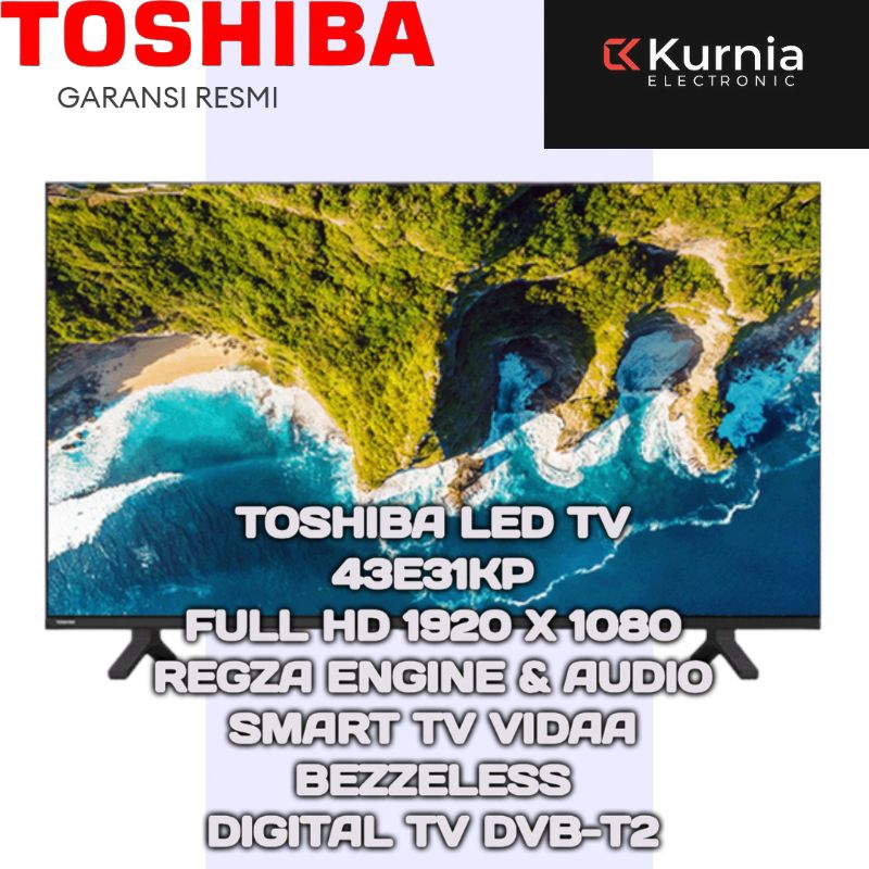 TOSHIBA 43E31KP / 43E31RP 2026 SMART TV FULL HD 43 inch