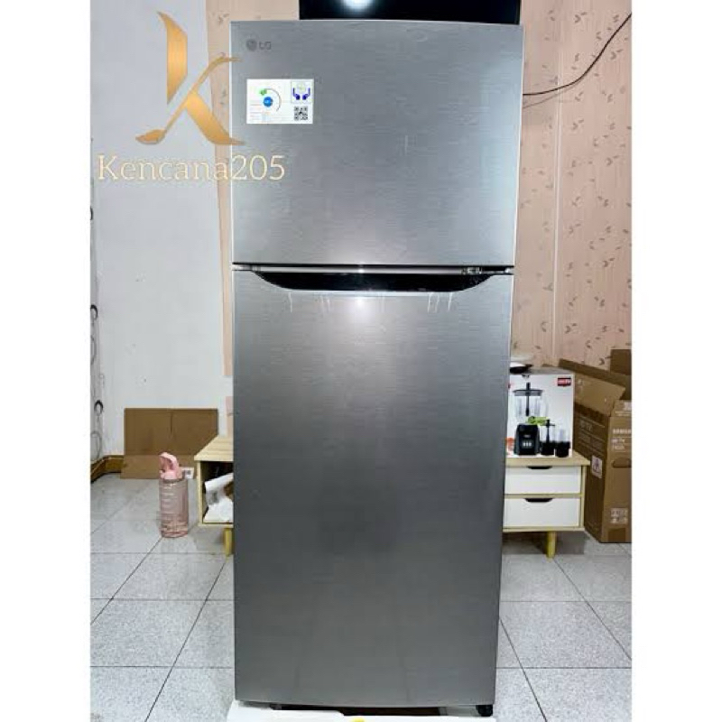 LG kulkas 2 pintu 202SQIR non inverter garansi resmi