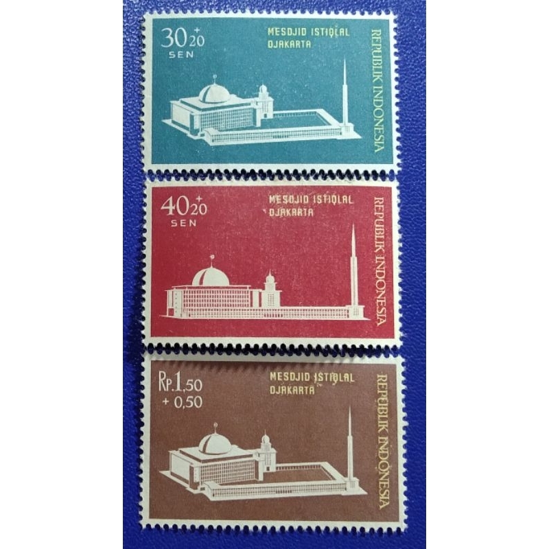 

Prangko Lawas RI Set Masjid Istiqlal Thn 1962