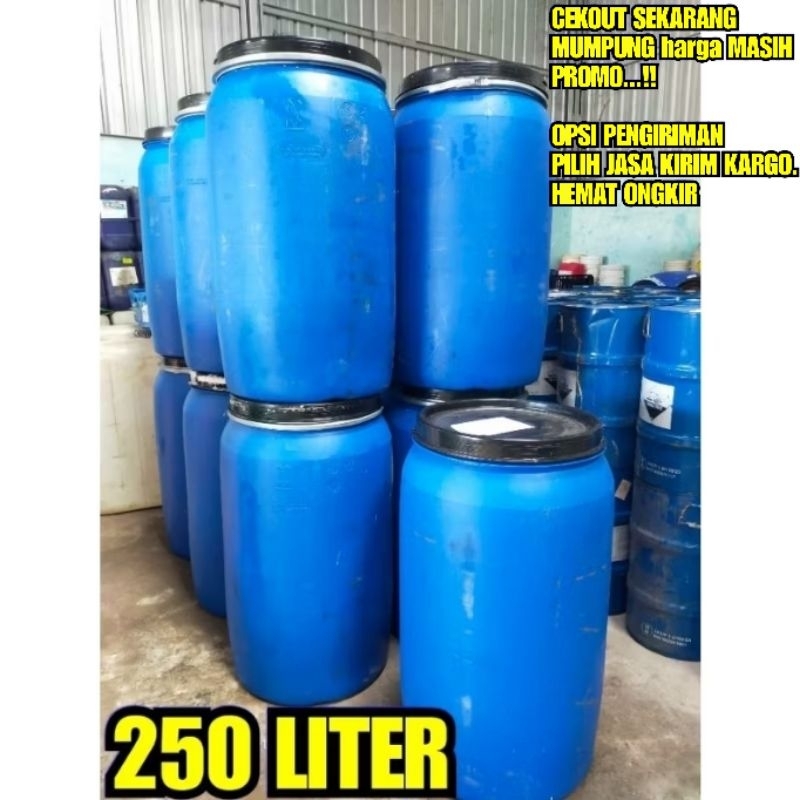 tong 200L.drum plastik 200L.tong silase250L.tong fermentasi 250L. drum plastik 250liter.tong plastik